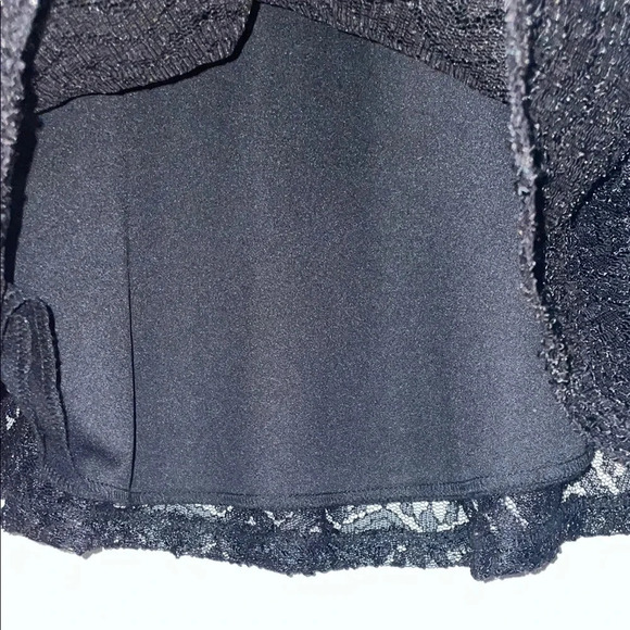 BeBop Black Mini Skater Skirt for Work - Picture 3 of 6